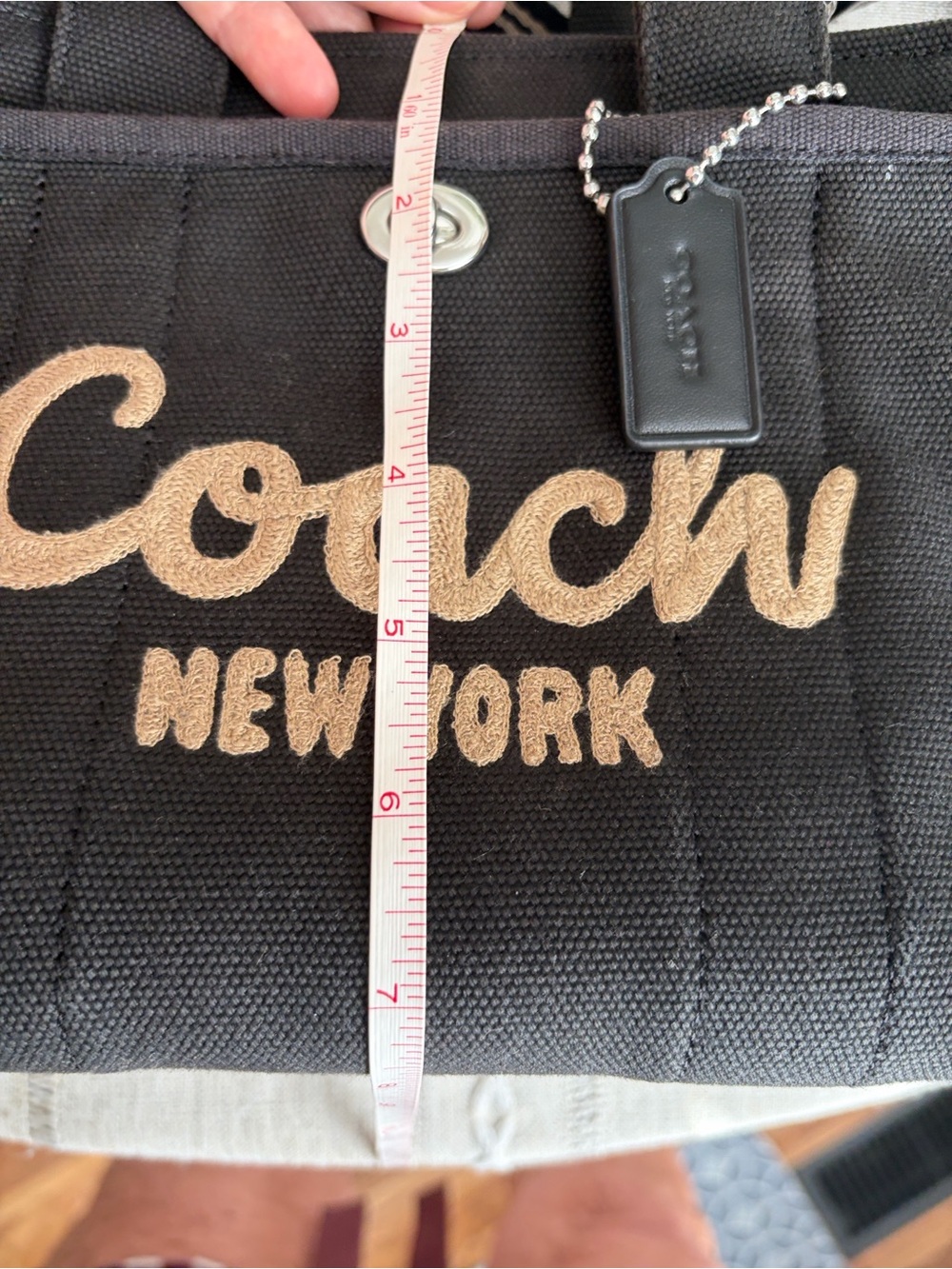 Coach Cargo Tote 26 black - Picture 11 of 12
